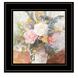 Table Bouquet 2 [3] Black Framed Print Wall Art