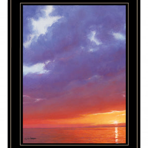 Certain Glow 3 Black Framed Print Wall Art