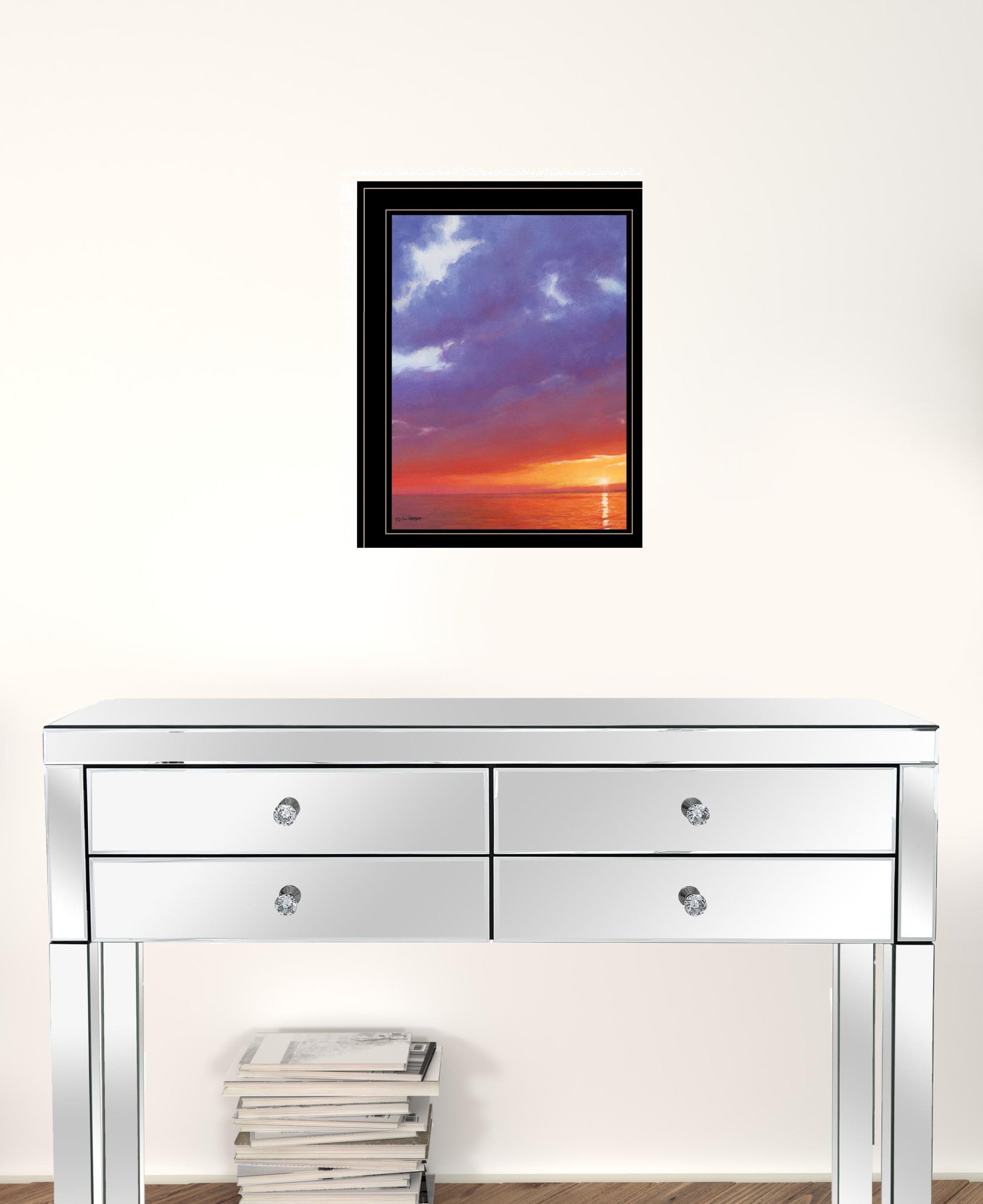 Certain Glow 3 Black Framed Print Wall Art