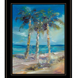 Threes Company 4 Black Framed Print Wall Art