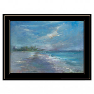 Serenity 4 Black Framed Print Wall Art