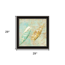 Set Of Four Ocean 1 Black Framed Print Wall Art