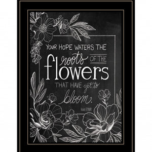 Yet To Bloom 1 Black Framed Print Wall Art