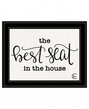 The Best Seat In The House 2 Black Framed Print Wall Art