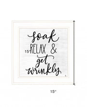 Lets Get Wrinkly 1 White Framed Print Wall Art