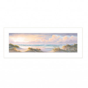 Seascape II 1 White Framed Print Wall Art