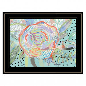 Bloom For Yourself 2 Black Framed Print Wall Art