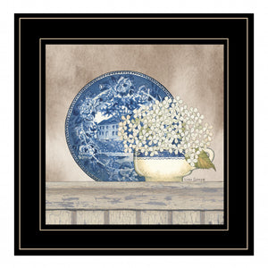 Farmhouse Blues I 2 Black Framed Print Wall Art
