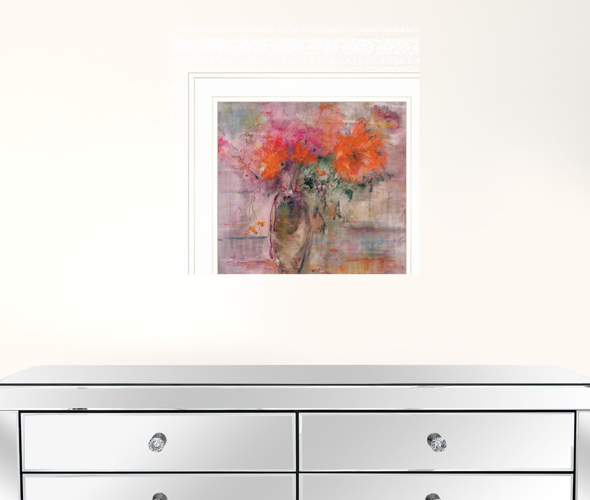 Just Picked 1 White Framed Print Wall Art