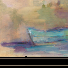 Rowboat Row 2 Black Framed Print Wall Art