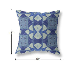 Cojín de gamuza boho con círculo cósmico azul oscuro de 18