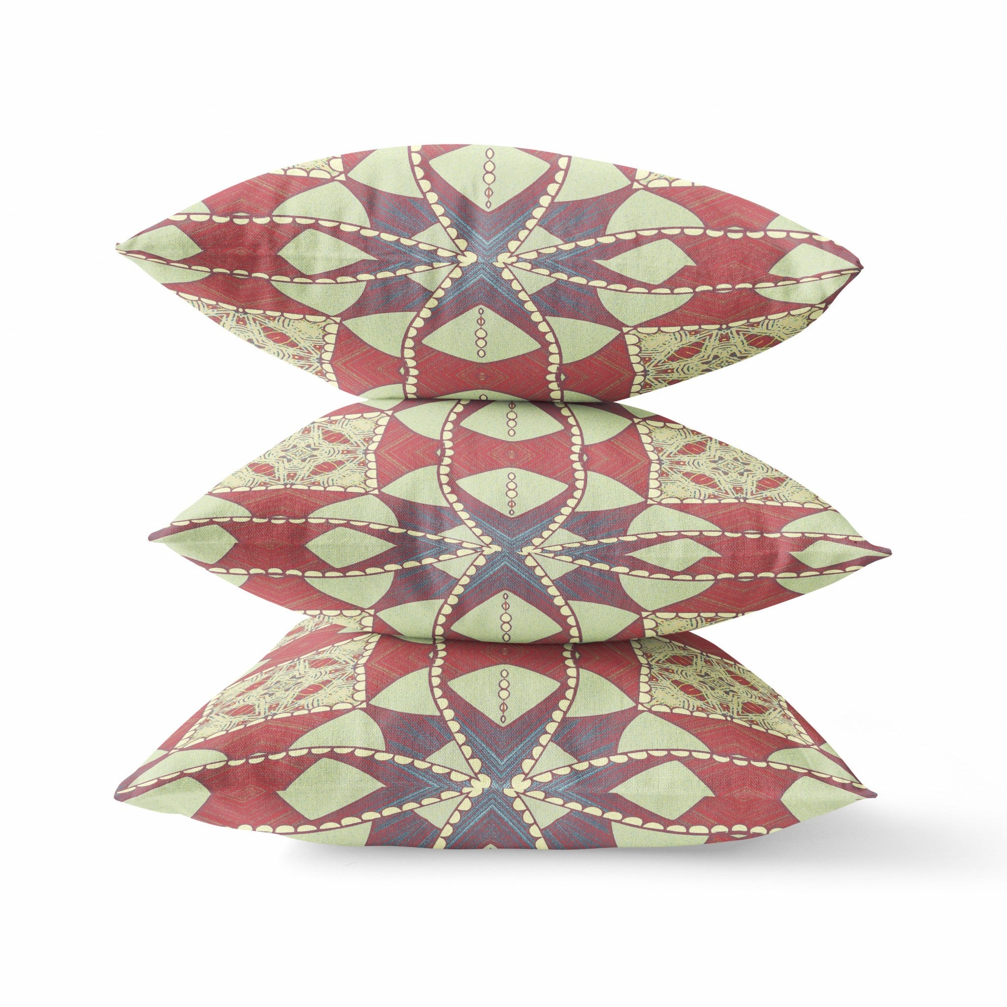 16" Muted Magenta Cosmic Circle Boho Suede Throw Pillow