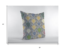 Cojín decorativo de gamuza gris dorado conopial de 18