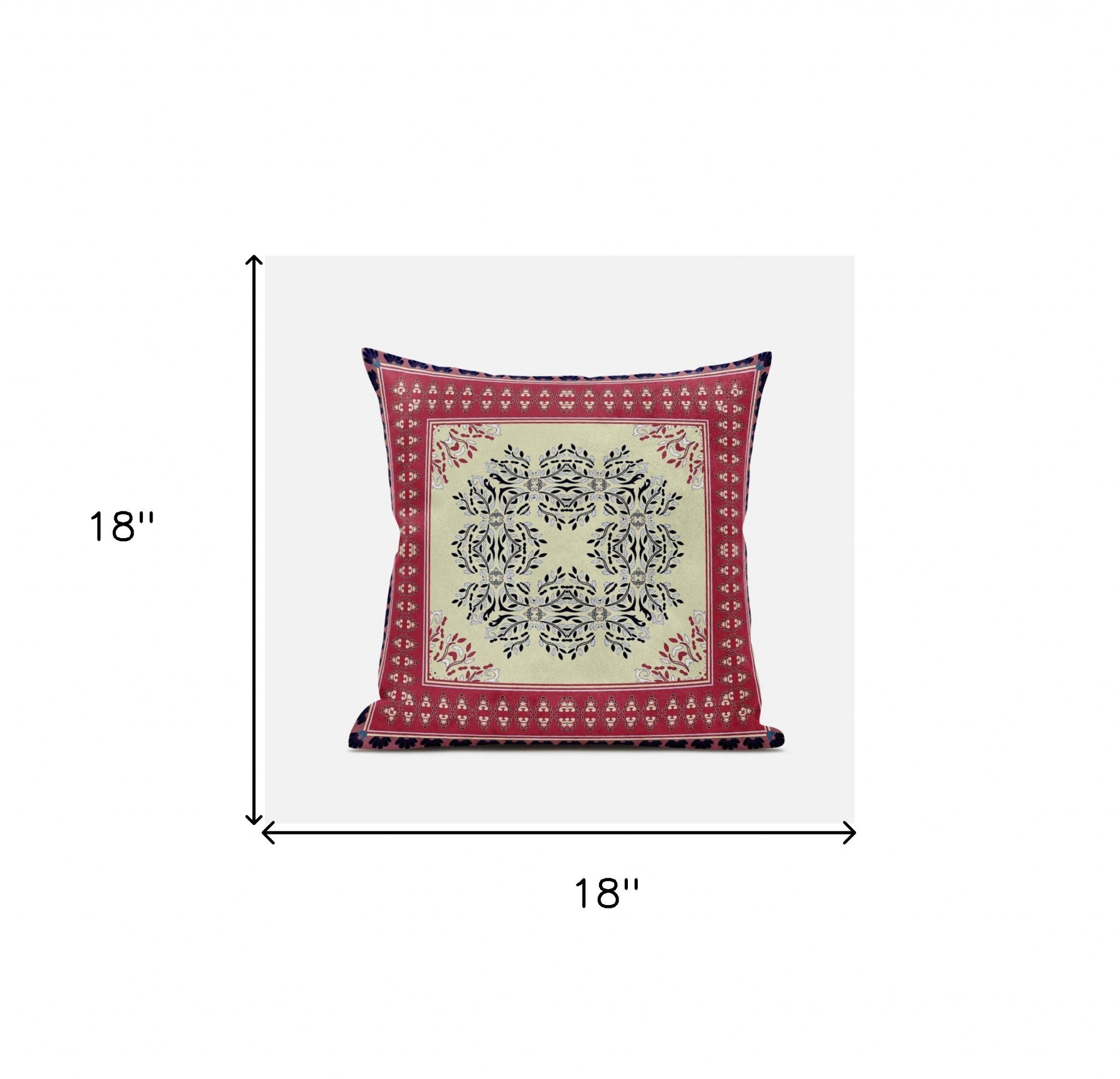 18" X 18" Muted Pink Grey Geometric Zippered Suede Throw Pillow