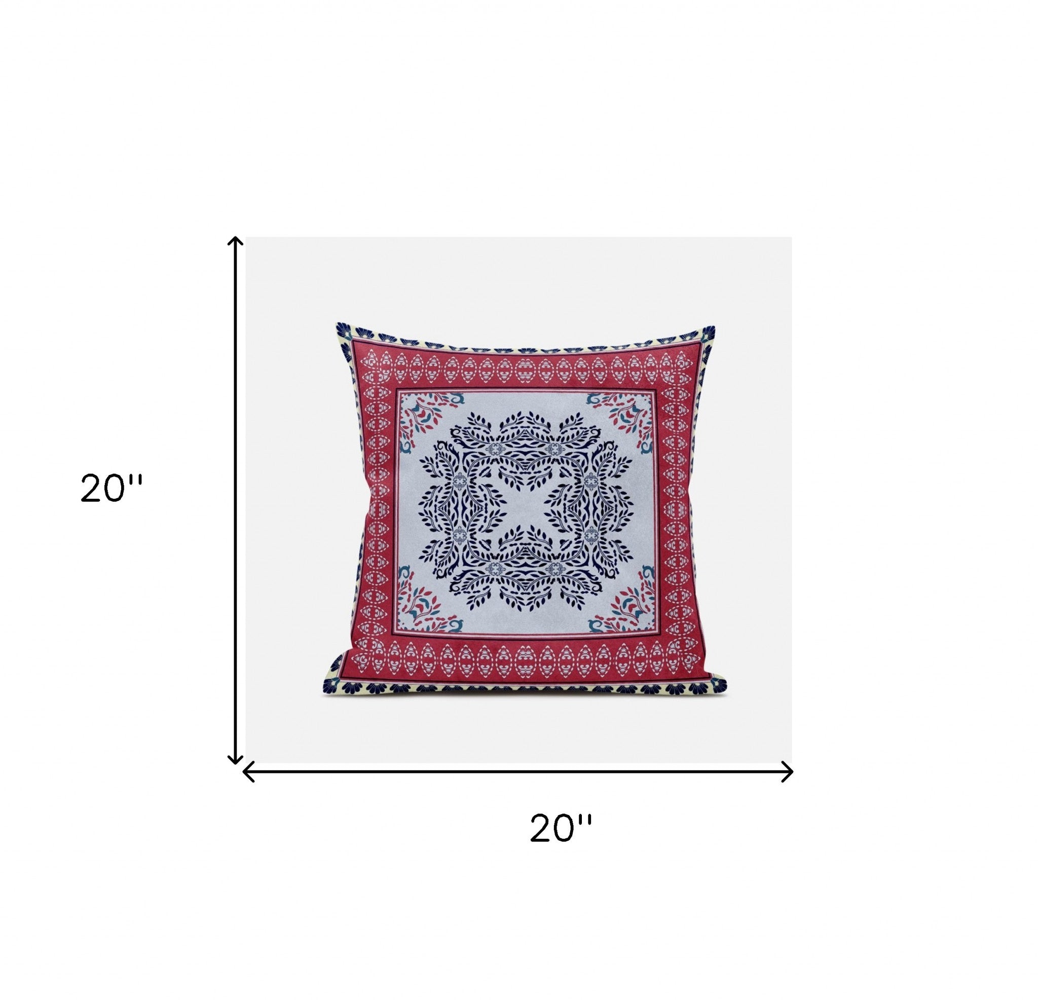 20" X 20" Muted Magenta Gold Geometric Zippered Suede Throw Pillow