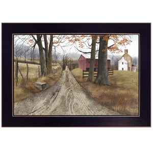The Road Home 4 Black Framed Print Wall Art