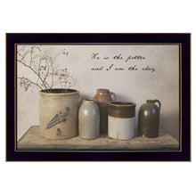 He Is The Potter Black Framed Print Wall Art