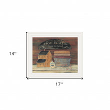 HOT BATH 8 White Framed Print Wall Art