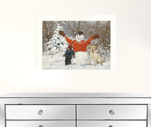 Buddies 1 White Framed Print Wall Art