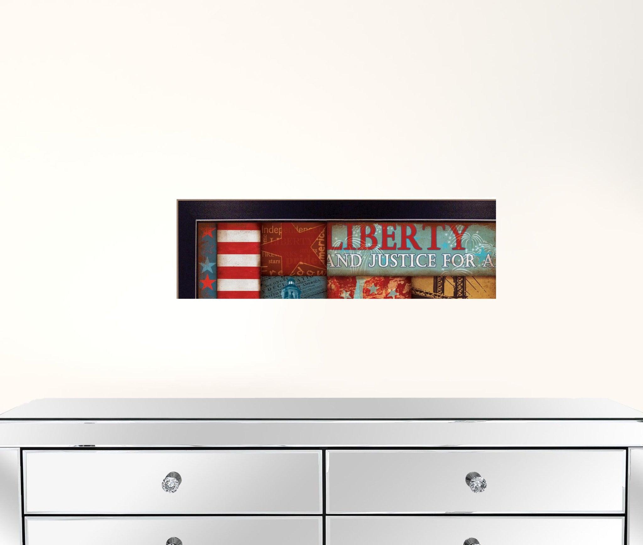 Liberty Black Framed Print Wall Art