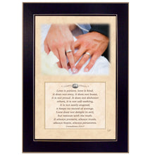 Love Is Kind Black Framed Print Wall Art