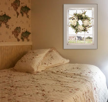 Pleasant View 1 Gray Framed Print Wall Art