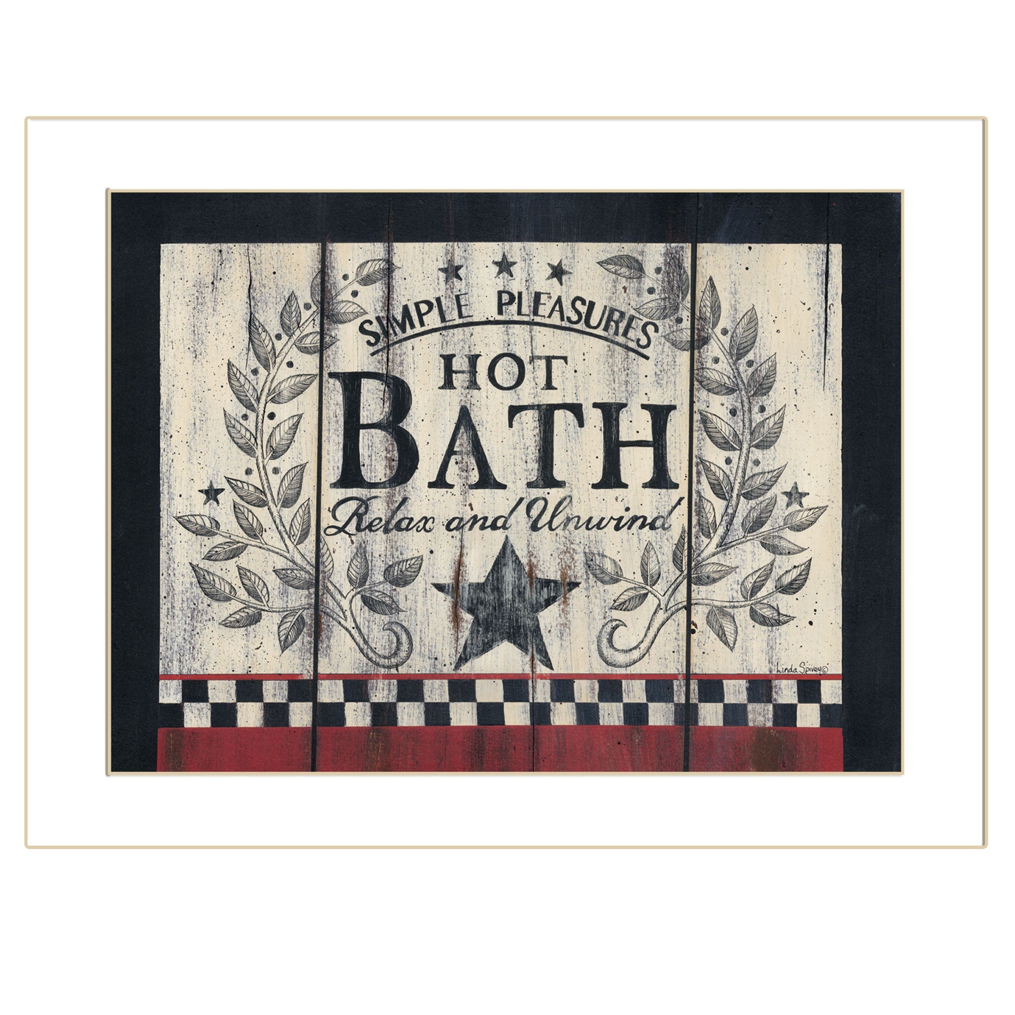 Hot Bath 11 White Framed Print Wall Art