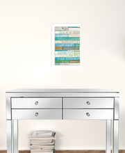 Live In The Present 5 White Framed Print Wall Art