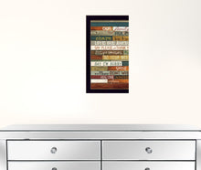 Our Family Rules 1 Black Framed Print Wall Art