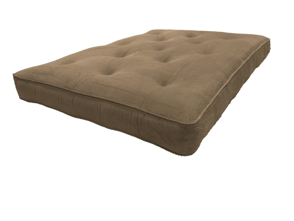 8" Chocolate Double Poly Full Futon Mattress