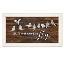 Spread Your Wings And Fly 1 White Framed Print Wall Art