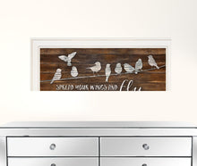 Spread Your Wings And Fly 1 White Framed Print Wall Art