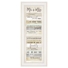 Mr And Mrs 2 White Framed Print Wall Art