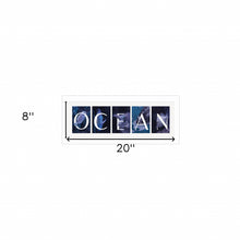 Ocean 2 White Framed Print Wall Art