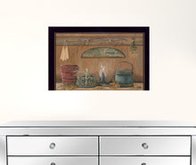 Treasures On The Shelf I 1 Black Framed Print Wall Art
