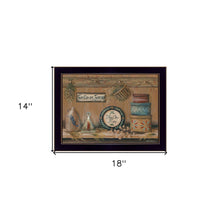 Treasures On The Shelf II 1 Black Framed Print Wall Art