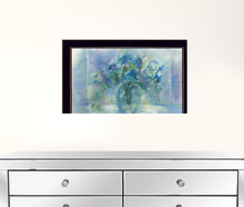 Susies Blue 1 Black Framed Print Wall Art