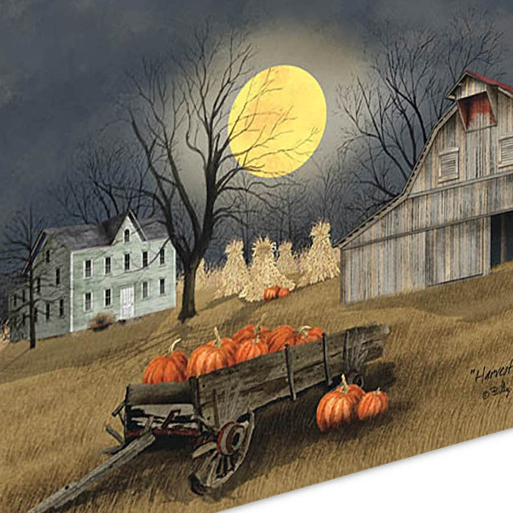 Harvest Moon 4 Wrapped Canvas Print Wall Art