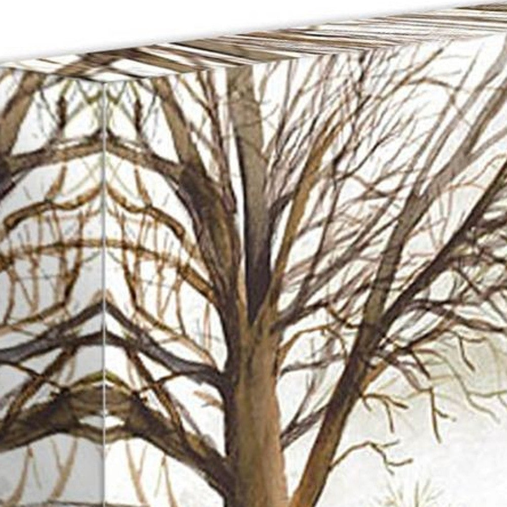 Flag Barn 2 Wrapped Canvas Print Wall Art