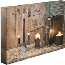 For YE Are The Light Wrapped Canvas Print Wall Art