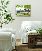 The Old Spring House Wrapped Canvas Print Wall Art