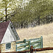 The Old Spring House Wrapped Canvas Print Wall Art