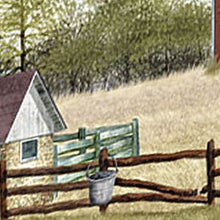 The Old Spring House Wrapped Canvas Print Wall Art