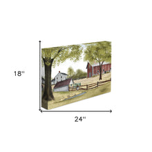 The Old Spring House Wrapped Canvas Print Wall Art