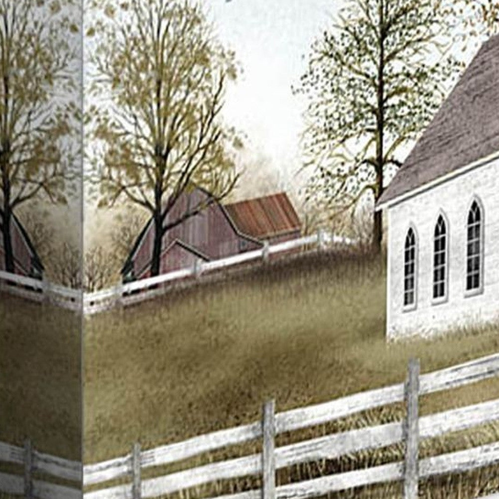 Sunday Go To Meetin Wrapped Canvas Print Wall Art