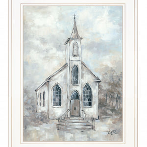 Faith 3 White Framed Print Wall Art