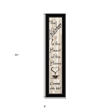 Kitchen Is The Heart Of The Home 18 Black Framed Print Wall Art