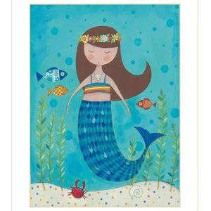Under The Sea 6 White Framed Print Wall Art