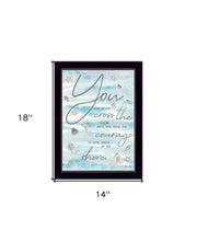 You Can Never 1 Black Framed Print Wall Art