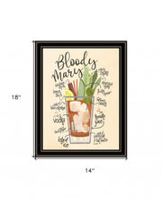 Bloody Mary Black Framed Print Wall Art